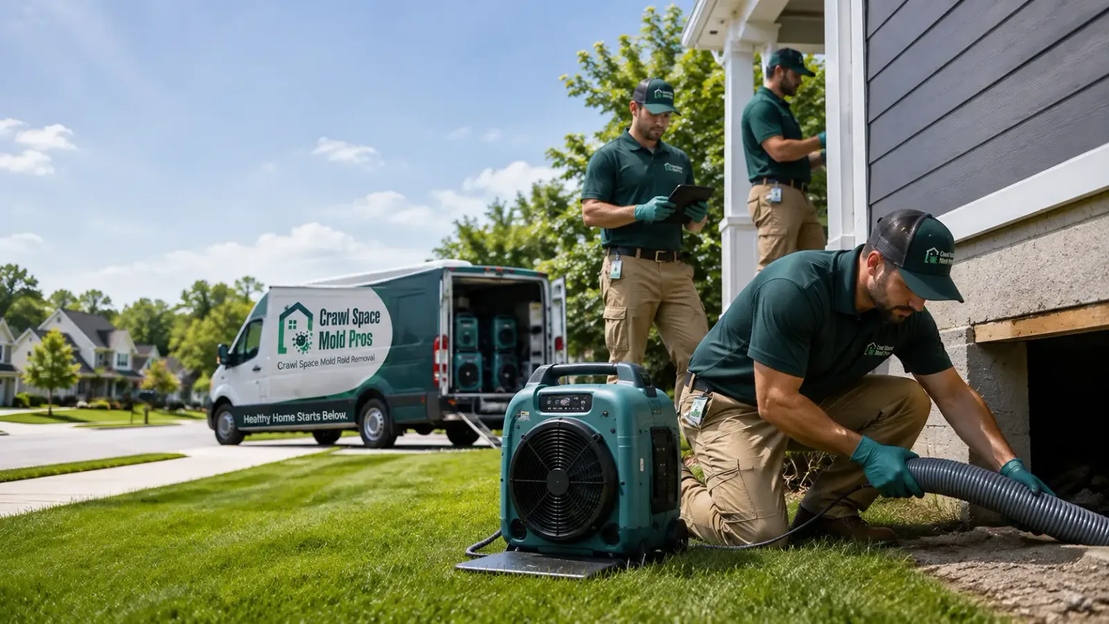 Crawl Space Mold Removal in Scranton, AR